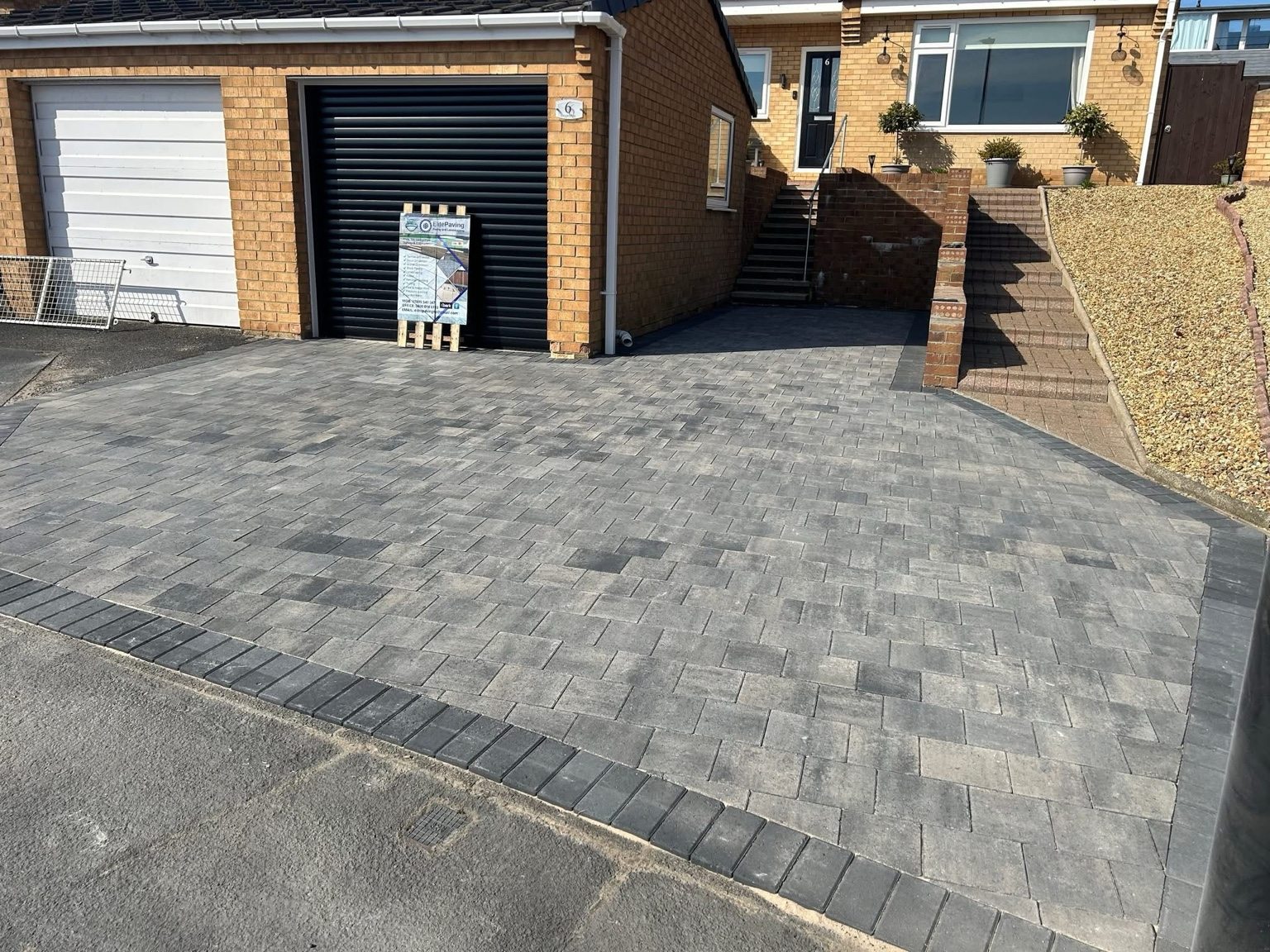 ElitePaving completed driveway and paving project 24